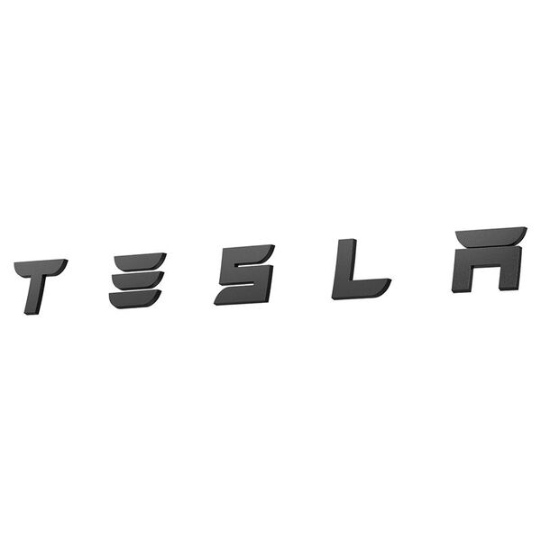 Spigen Tesla Rear Emblem Logo Full Cover, black - Tesla Model 3 2024