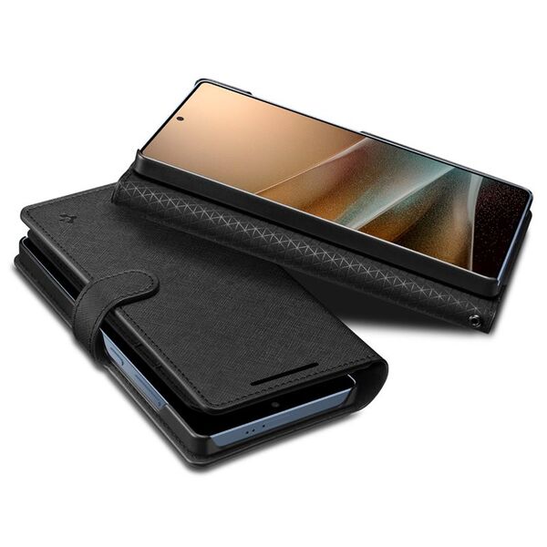 SPIGEN ΠΟΡΤΟΦΟΛΙ ”S” GALAXY S25 ULTRA ΜΑΥΡΟ