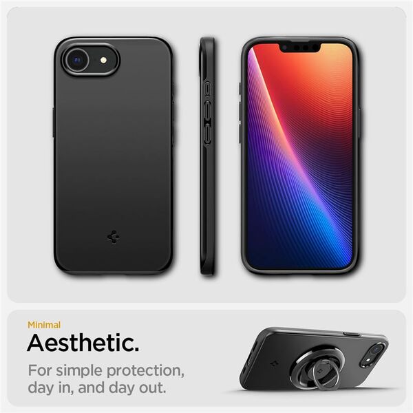 Θήκη για iPhone 16e Spigen Thin Fit Mag MagSafe Black