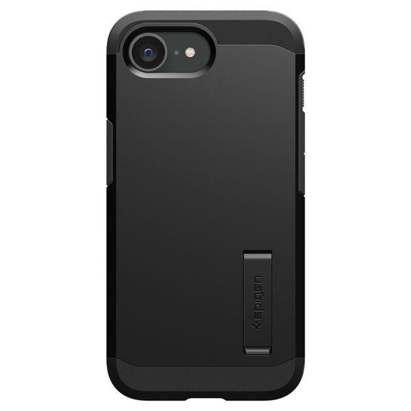 Θήκη Spigen Tough Armor με MagSafe για iPhone SE 4 (2025) με βάση στήριξης - μαύρο