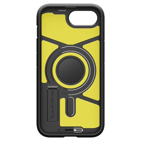Θήκη Spigen Tough Armor με MagSafe για iPhone SE 4 (2025) με βάση στήριξης - μαύρο