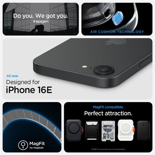 SPIGEN θήκη RUGGED ARMOR MAG συμβατή με MagSafe για IPHONE SE 4 matte black
