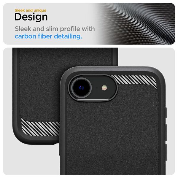 SPIGEN θήκη RUGGED ARMOR MAG συμβατή με MagSafe για IPHONE SE 4 matte black