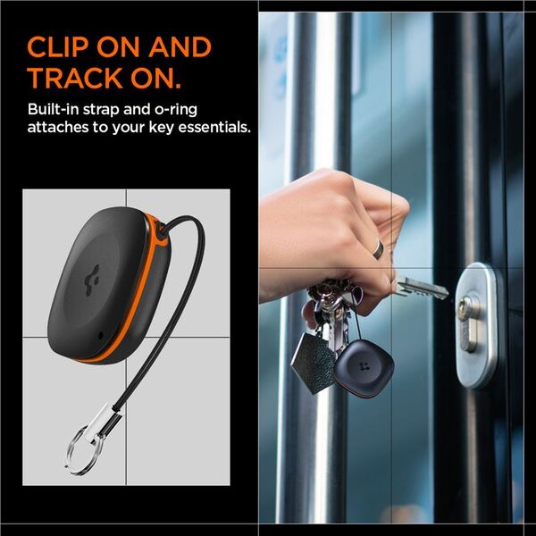 Spigen Bluetooth Tracker TagMe 1 Πακέτο, μαύρο