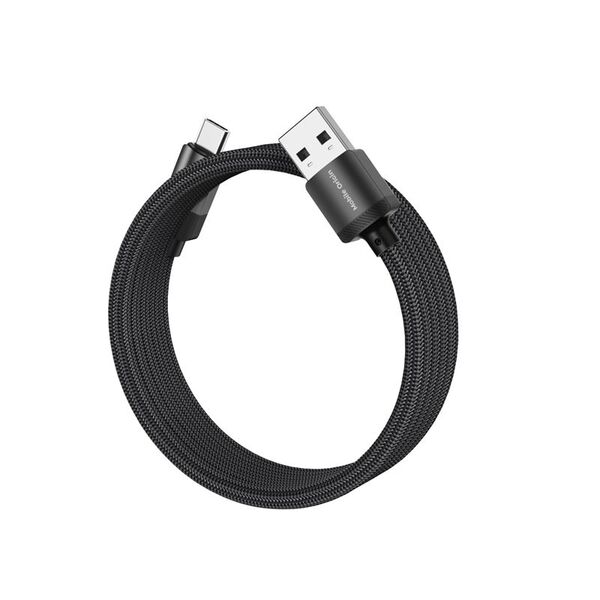 Καλώδιο USB Mobile Origin USB-A - USB-C 1 m Μαύρο (MC2-USBA-1M-BLK)