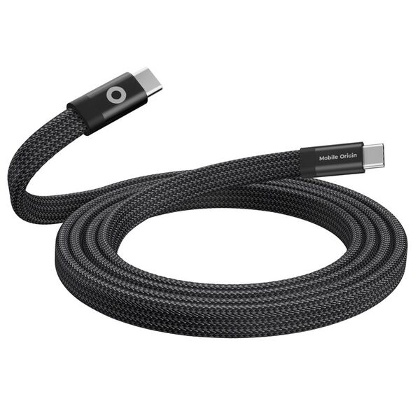 Καλώδιο USB Mobile Origin USB-C - USB-C 1 m Μαύρο (MCF-USBC-1M-BLK)