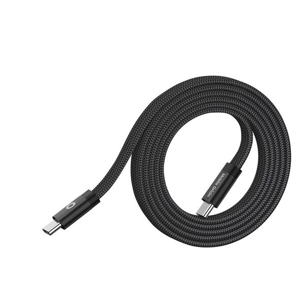 Καλώδιο USB Mobile Origin USB-C - USB-C 1 m Μαύρο (MCF-USBC-1M-BLK)