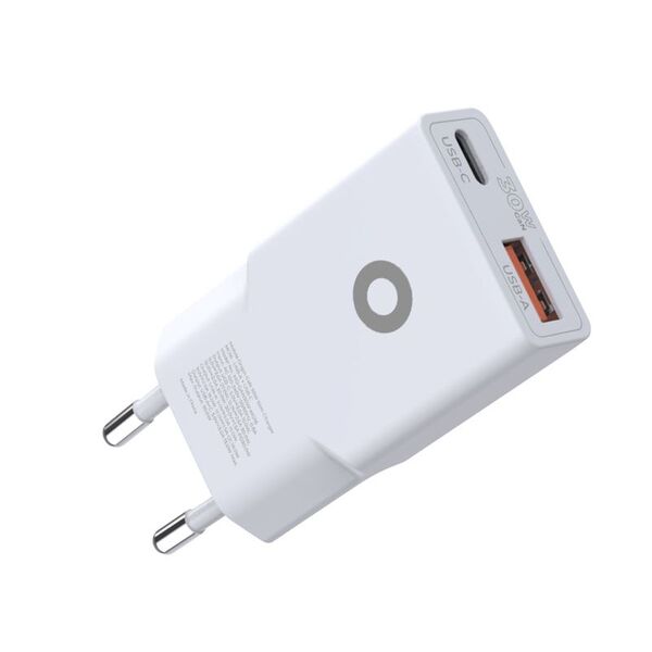 Φορτιστής Mobile Origin GaN 30W Slim MO16 - USB-A + USB-C