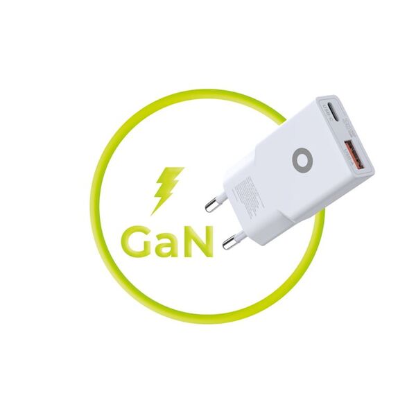 Φορτιστής Mobile Origin GaN 30W Slim MO16 - USB-A + USB-C