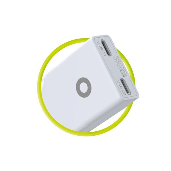 Φορτιστής Mobile Origin GaN 30W Slim MO18 - Διπλή USB-C