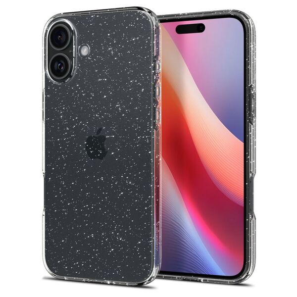 Spigen Θήκη IPHONE 16 Spigen Liquid Crystal Glitter Crystal διαφανές