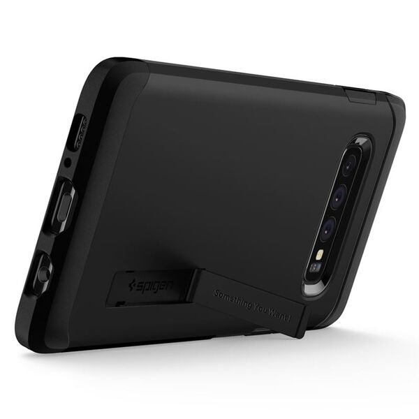 Spigen Θήκη Tough Armor για Samsung Galaxy S10+ μαύρη