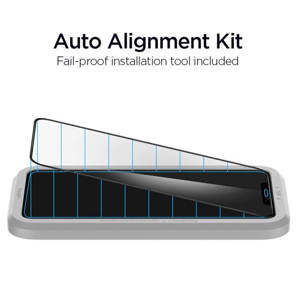 Spigen TEMPERED GLASS SPIGEN ALM GLASS FC IPHONE 11 PRO BLACK