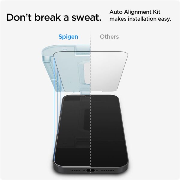 Spigen Spigen Glas.TR iPhone 12 Mini 2-Pack "EZ FIT" AGL01811 σκληρυμένο γυαλί