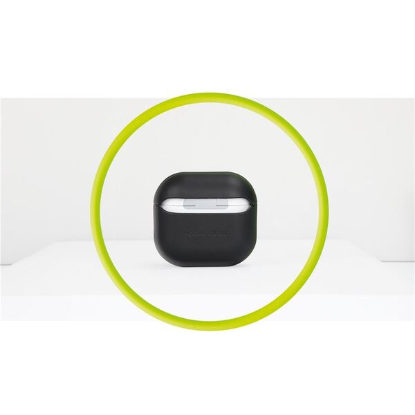 Θήκη Δερμάτινη Mobile Origin, μαύρο - AirPods 4