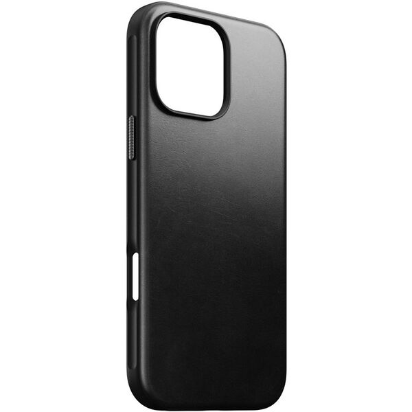 NOMAD Μοντέρνα Δερμάτινη Θήκη Horween Μαύρη | iPhone 16 Pro Max