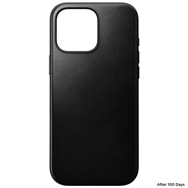 NOMAD Μοντέρνα Δερμάτινη Θήκη Horween Μαύρη | iPhone 16 Pro Max
