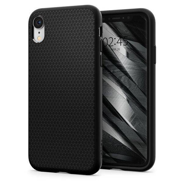 Θήκη Spigen Liquid Air για Apple iPhone XR μαύρη (064CS24872)