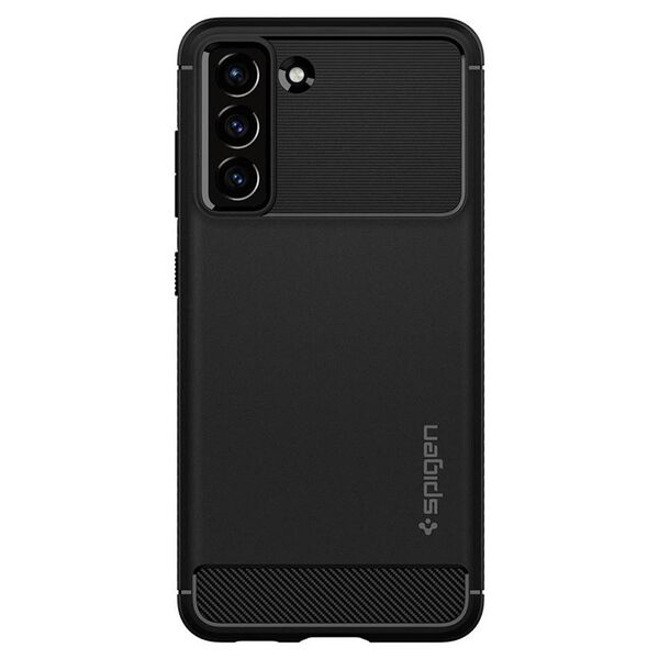 Spigen SPIGEN RUGGED ARMOR GALAXY S21 FE MATTE BLACK