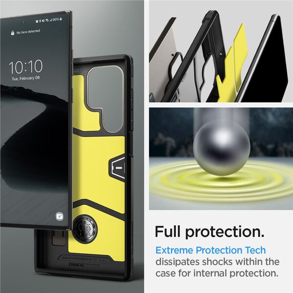 Spigen SPIGEN TOUGH ARMOR GALAXY S22 ULTRA GUNMETAL