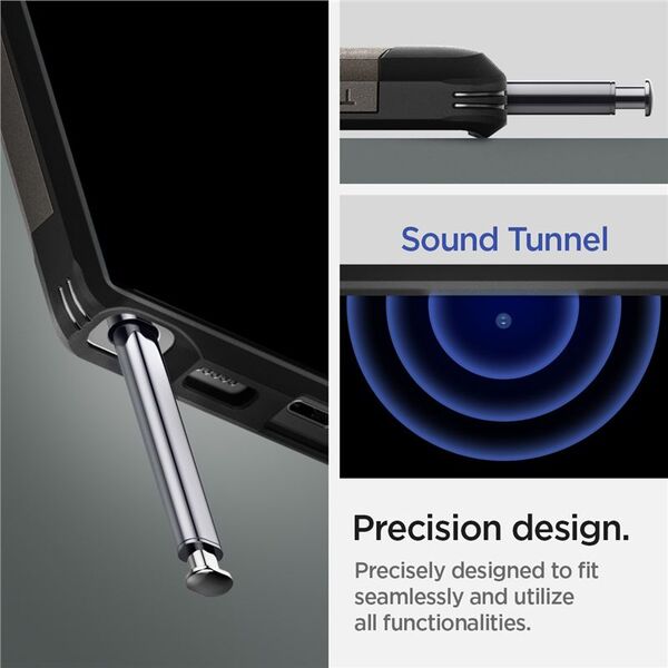 Spigen SPIGEN TOUGH ARMOR GALAXY S22 ULTRA GUNMETAL