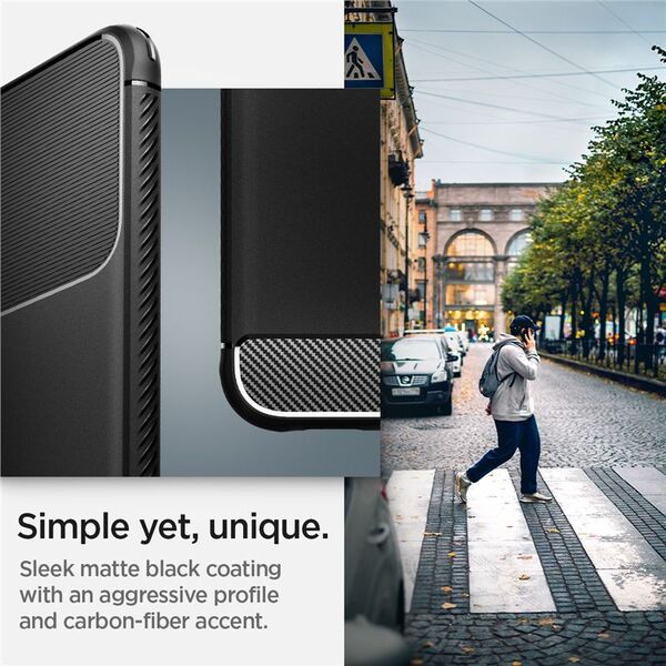 Spigen SPIGEN RUGGED ARMOR GALAXY S22 MATTE BLACK