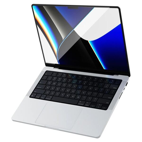 Φίλτρο Spigen ΣΚΛΗΡΥΜΕΝΟ ΓΥΑΛΙ SPIGEN GLASS FC MACBOOK PRO 14 2021 ΜΑΥΡΟ