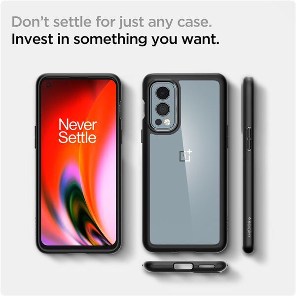 Spigen Θήκη Spigen Ultra Hybrid OnePlus Nord 2 5G Μαύρο Ματ