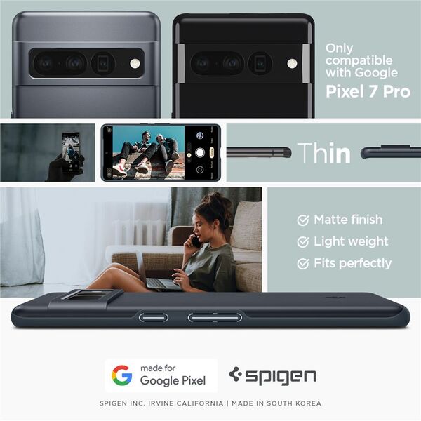 Spigen Θήκη Spigen για Pixel 7 Pro, κάλυμμα, λεπτό, ελαφρύ