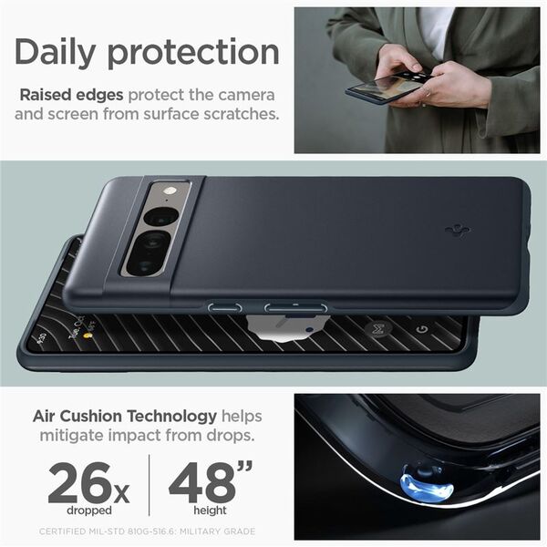 Spigen Θήκη Spigen για Pixel 7 Pro, κάλυμμα, λεπτό, ελαφρύ