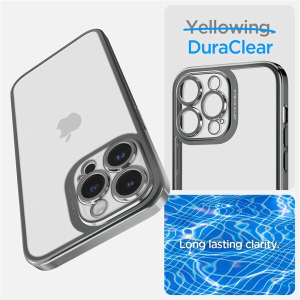 Spigen Spigen Optik Crystal, chrome gray - iPhone 14 Pro Max