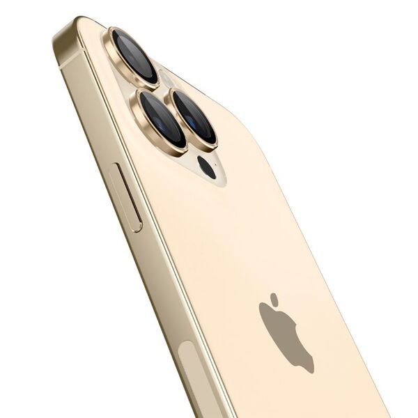 Spigen Προστατευτικό γυαλί για κάμερα Spigen Optik.tr ez Fit Camera Protector Apple iPhone 14 Pro/14 Pro Max Gold [2 PACK]