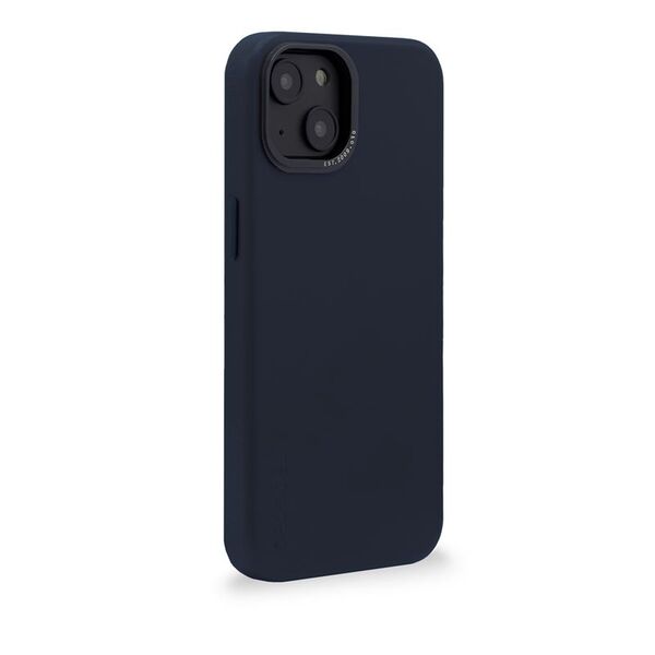 Decoded Decoded – προστατευτική δερμάτινη θήκη για iPhone 13/14 συμβατή με MagSafe (ατσάλινο μπλε) 11926779 8720593006266