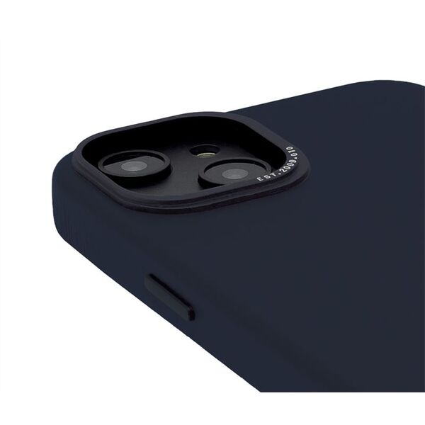 Decoded Decoded – προστατευτική δερμάτινη θήκη για iPhone 13/14 συμβατή με MagSafe (ατσάλινο μπλε) 11926779 8720593006266