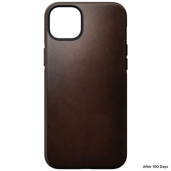 Nomad Μοντέρνα δερμάτινη θήκη Horween Καφέ για iPhone 14 Plus (NM01279785)