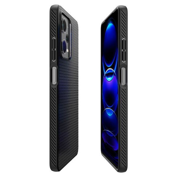 Spigen Θήκη Spigen Liquid Air Xiaomi Redmi Note 12 Pro/POCO X5 Pro 5G Μαύρο Ματ