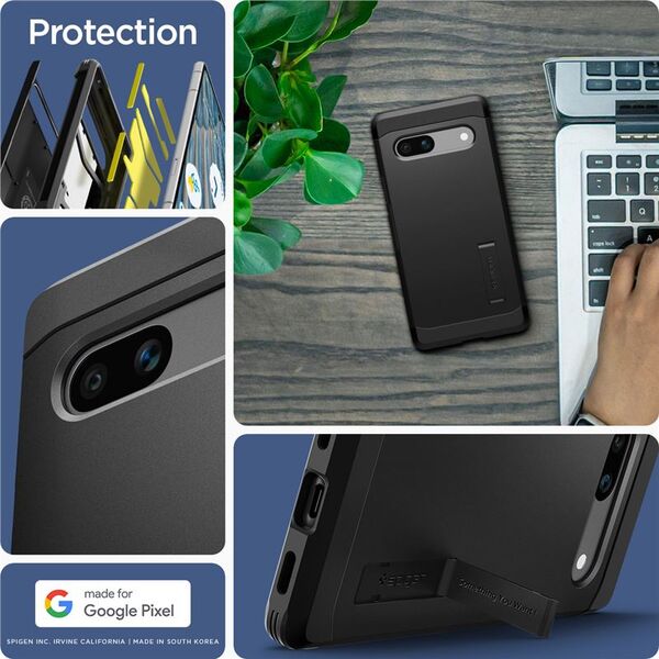 Μαύρη θήκη Spigen Spigen Tough Armor Google Pixel 7a 13044220 8809896742061