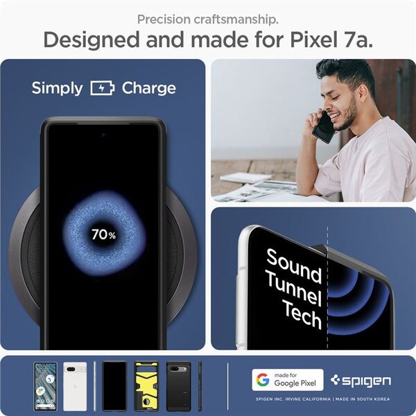 Spigen Tough Armor, μεταλλικό σχιστόλιθο - Google Pixel 7a
