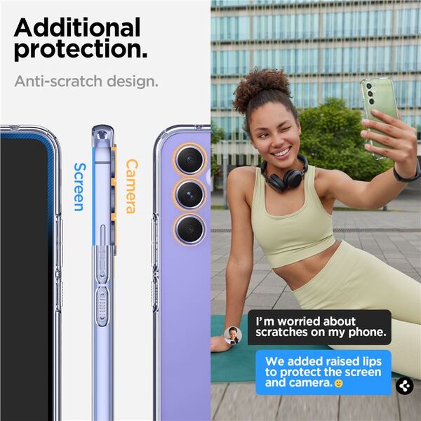 Spigen Θήκη Spigen Liquid Crystal Samsung Galaxy A54 5G Crystal Clear