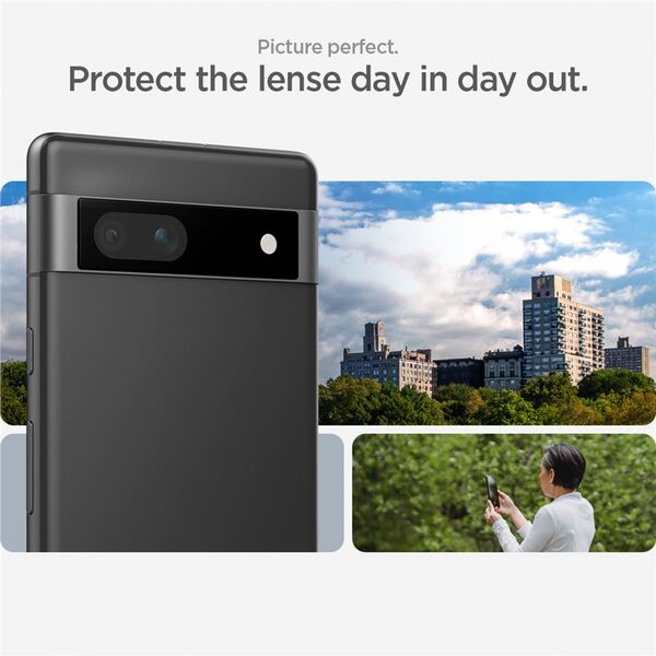 Spigen Tempered Glass for Camera - Google Pixel 7a Black