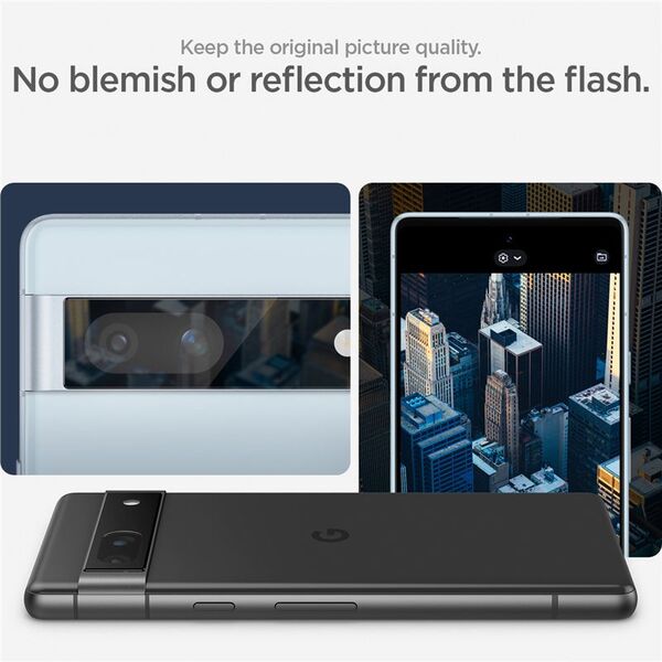 Spigen Tempered Glass for Camera - Google Pixel 7a Black