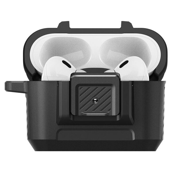 Spigen Spigen Lock Fit - Ανθεκτική θήκη για Apple Airpods Pro 1 / 2 (Czarny)