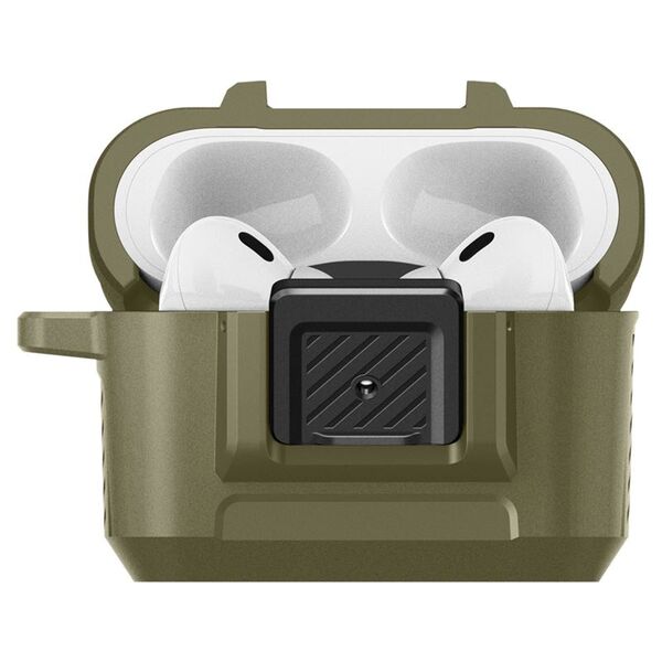 Spigen Θήκη για APPLE AIRPODS PRO 1 / 2 Spigen Lock Fit Matte χακί