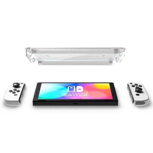 Spigen σκληρυμένο γυαλί για Nintendo Switch OLED 2τμχ.