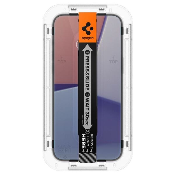 Spigen Spigen Glass tR EZ Fit (Privacy) 2 Pack, διαφάνεια - iPhone 15 Plus