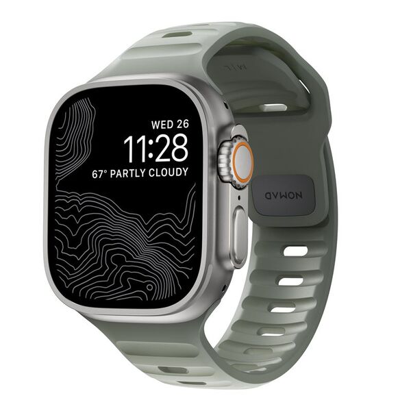 Nomad Nomad Sport Strap M/L, παράκτιος βράχος - Apple Watch Ultra 2/1 (49mm) 9/8/7 (45mm)/6/SE/5/4 (44mm)/3/2/
