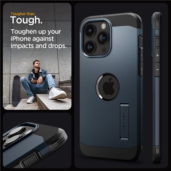 Spigen Spigen Tough Armor MagSafe, metal slate - iPhone 15 Pro Max