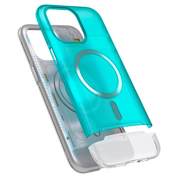 Spigen Spigen Classic C1 MagSafe, bondi blue - iPhone 15 Pro