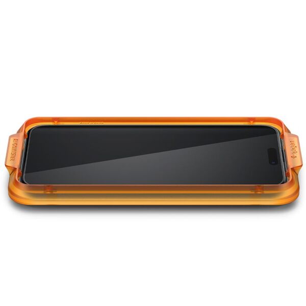 Spigen Spigen Glass tR AlignMaster 2 Pack, FC Black - iPhone 15 Pro Max