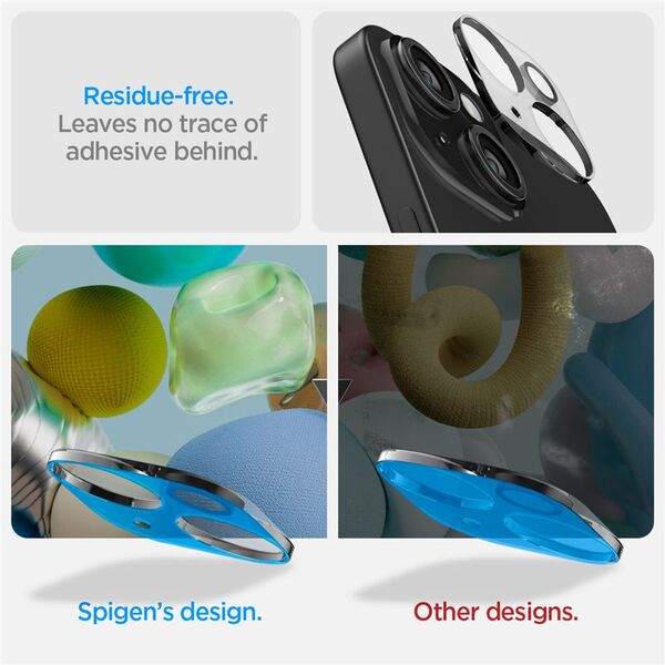 Spigen Spigen Glass tR Optik 2 Pack, crystal clear - iPhone 15/15 Plus/14/14 Plus